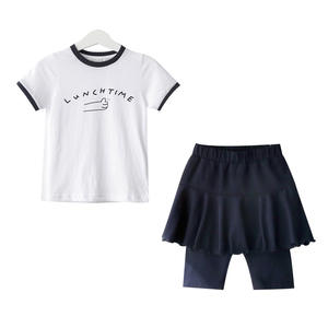 Nuevo Conjunto Moderno de Vestido de Fiesta y Leggings para Niñas, Estilo Princesa, para el Verano - Product Image 1