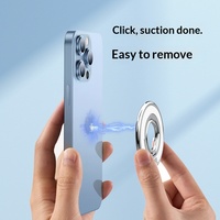 Support de téléphone magnétique double face personnalisé avec anneau rotatif, support de voiture et support de bureau, modèle MP-43 OEM ODM