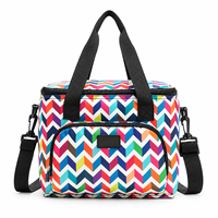 Fabrikpreis Bestseller Vlies-Thermo-Isolierte Laminierte Maßgefertigte Kleine 6er-Pack Bierdosenkühltasche mit Buchstabenmuster