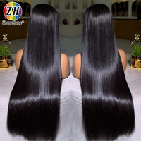 Wig Rambut Asli Vietnam Bone Stw 360 HD Transparan dengan Lace Frontal, Grosir Wig Full Lace Tanpa Lem untuk Wanita Kulit Hitam