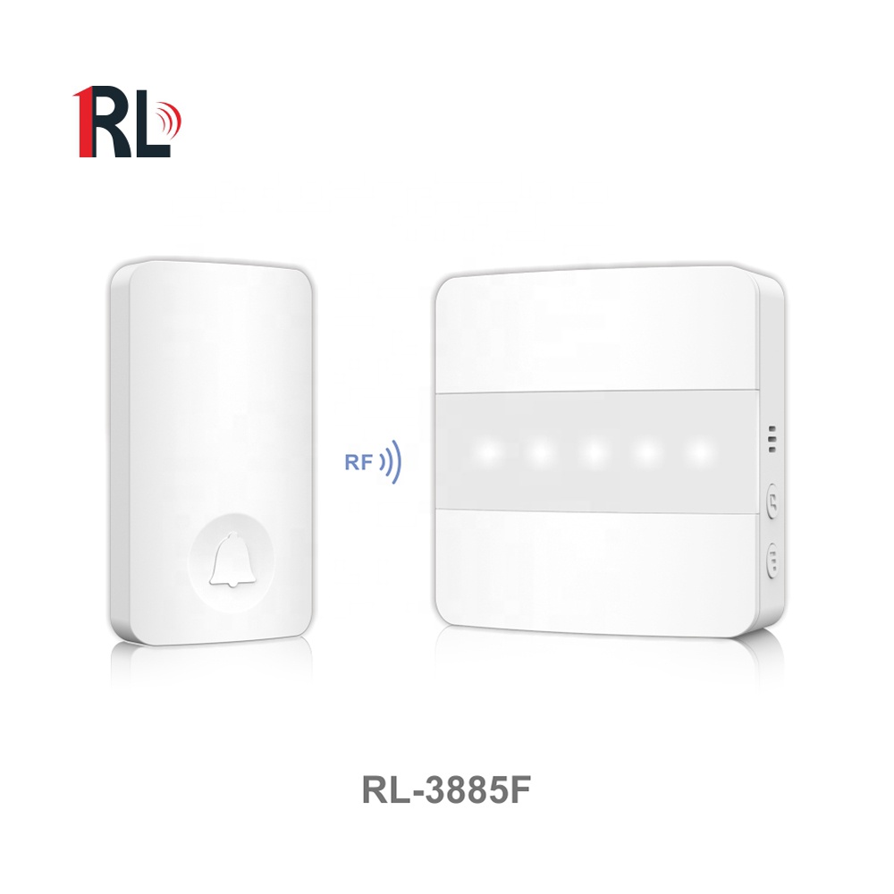 Водонепроницаемый беспроводной дверной звонок с Wi-Fi, звонок с беспроводным кольцом, с самогенерируемой кнопкой и ночным освещением, простая установка