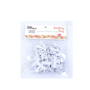 26pcs Wholesale Promotion White Adhesive Sticker
