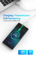 Kabel pengisi daya Cepat kemasan ritel kabel pengisi daya Usb pemasok kustom untuk Android TYPE-C kabel Printer ponsel
