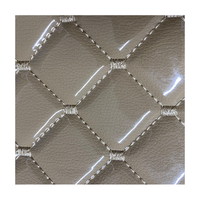 Faux PU PVC éponge cuir synthétique broderie siège matelassé couture tissu à coudre cuir Rexine pour mur de siège de voiture