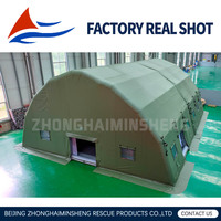 Abri de stockage portable imperméable pour garage, logement temporaire, secours d'urgence, secours en cas de catastrophe, tente gonflable à installation rapide