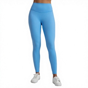 Leggings de Yoga para Mujer, Compresión, Venta al por Mayor, Color Liso, Ligeros, Largos, para Fitness, Yoga, Estiramiento, Ejercicio, Gimnasio - Product Image 2