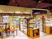 Xinde vente en gros, présentoir en carton métallique MDF de supermarché, étagère de gondole de service léger, étagères de bibliothèque de détail
