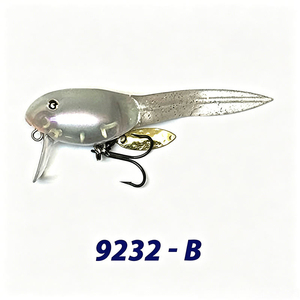 Señuelos de Pesca Topwater Tadpoles 87mm 8.3g con Cola de Goma Suave y Vibración, Señuelo Tipo Spinner Spoon, Aparejos de Pesca - Product Image 1
