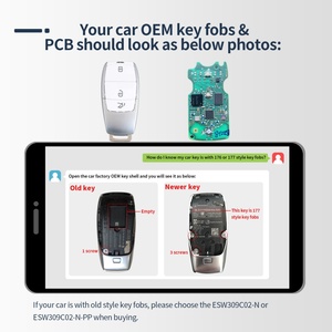 Prix de gros usine EASYGUARD Clé intelligente compatible avec Benz A W177 B W247 GLA H247 GLB X247 avec bouton de démarrage OEM - Product Image 4