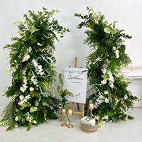 Fleurs artificielles colorées en soie pour décoration de mariage, toile de fond de scène, arche de jardin, accessoires de scène, décoration florale de mariage