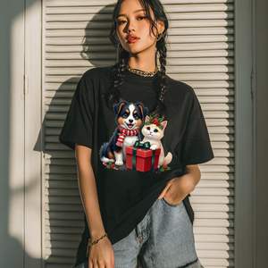 Matériel PET personnalisable pour les transferts d'impression d'écran DTF Noël mignon chien <span class=keywords><strong>chat</strong></span> thème de vacances prêt pour le transfert de chaleur - Product Image 4