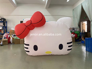 Đáng yêu <span class=keywords><strong>Inflatable</strong></span> <span class=keywords><strong>Kitty</strong></span> Mèo phim hoạt hình chiếu sáng trang trí <span class=keywords><strong>Inflatable</strong></span> <span class=keywords><strong>Hello</strong></span> <span class=keywords><strong>Kitty</strong></span> đầu mô hình với giá rẻ - Product Image 5