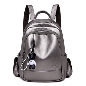 Zaino Antifurto Leggero in PU Personalizzato <span class=keywords><strong>per</strong></span> Ragazze e Giovani Donne, Stile Elegante e Morbido <span class=keywords><strong>per</strong></span> Uso Quotidiano, Vendita all'Ingrosso - Product Image 4