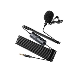 Портативный 3,5 мм мини внешний зажим для галстука на лацкан петличный микрофон с зажимом для речи/учитель/смартфон видео съемки