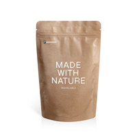 Sacs écologiques personnalisés recyclables à soufflet latéral, résistants à l'humidité, pour café, sachets à poser, emballages pour thé