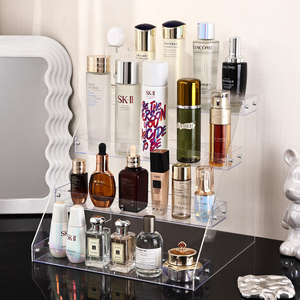 Bán lẻ hiển thị Acrylic nhiều lớp giá cho nước hoa chăm sóc da tổ chức mỹ phẩm hiển thị đứng kệ - Product Image 1