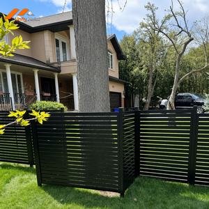 Steel Privacy Fence Panel Powder Coated Anti Corrosion Electrophoretic Galvanized Fencing for Villa Garden Outdoor Project Use - Product Image 2