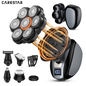 Rasoir rotatif 7D multi-fonctions 6-en-1 pour hommes, étanche et rechargeable, tondeuse à <span class=keywords><strong>barbe</strong></span> et corps - Product Image 5