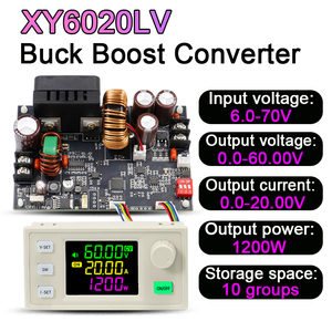 Module abaisseur de tension CNC haute puissance XY6020LV 1200W 20A CC CV pour travaux de réparation et usage industriel - Product Image 2