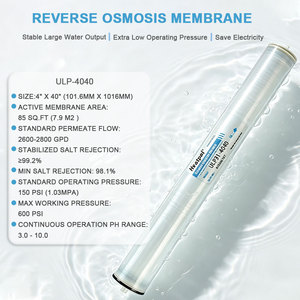 Nuova Membrana RO ULP4040 di Alta Qualità per Acqua di Pozzo Profondo Direttamente dalla Fabbrica per Uso <span class=keywords><strong>Industriale</strong></span> - Product Image 1