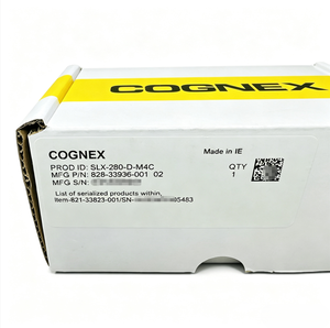 Lecteur de codes-barres à montage fixe Cognex SLX-280-D-M4C, code logistique alimenté par l'IA pour le tri sur convoyeur IP67 - Product Image 1
