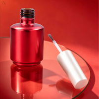 Échantillons gratuits, flacon de vernis à ongles opaque de haute qualité, flacon de gel de luxe de 16 ml avec bouchon et pinceau, couleurs et logos personnalisés acceptés