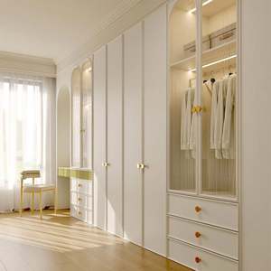 Armario de Madera de Alta Calidad, Estilo Romántico Francés, Nuevo, para Dormitorio o Vestidor - Product Image 1