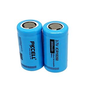 플래시라이트용 친환경 리튬 이온 충전식 배터리 18350 3.7V 850mAh 플랫 탑 - Product Image 2