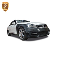 2012-2014 ans wd style pare-chocs arrière avant kit complet de carrosserie pour bens classe c w204