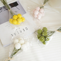 Buket Bunga Daisy Dandelion Buatan Realistis 9 Tangkai Bunga Sutra Buatan Tangan Modern Dekorasi Rumah Auditorium Natal Paskah
