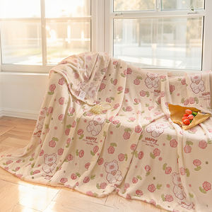 Coperte di flanella Ultra morbide e accoglienti, di lusso per camera da letto e soggiorno, coperta in pile stampata - Product Image 6