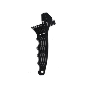 Clé à molette réglable 3AN-12AN, mâchoire dentée métrique, poignée antidérapante, outil de modification automobile - Product Image 1