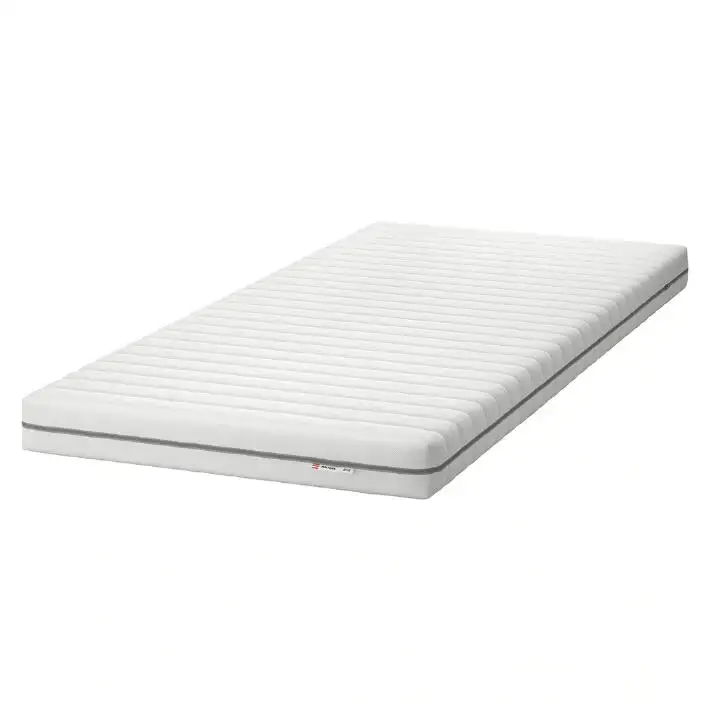 Funda de tela de lino extraíble, Protector de colchón de espuma de alta densidad, firme, media, 4 pulgadas