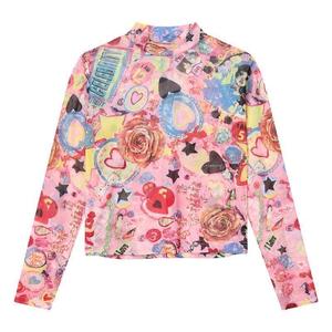 Blusas <span class=keywords><strong>de</strong></span> malla sexy <span class=keywords><strong>de</strong></span> <span class=keywords><strong>manga</strong></span> <span class=keywords><strong>larga</strong></span> para mujer, ropa <span class=keywords><strong>de</strong></span> moda, cuellos <span class=keywords><strong>de</strong></span> <span class=keywords><strong>tortuga</strong></span>, transparentes, fruncidas, tops para salir, conjuntos ajustados - Product Image 1