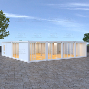 Casa Contenedor Prefabricada de Acero de 20 Pies y 40 Pies, Diseño Moderno, Impermeable, para Hoteles y Resorts, Modelo Blue Garden House - Product Image 3
