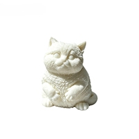 Mainan Kucing Squishy Slow Rising Penghilang Stres, Kucing Besar Lukis Tangan untuk Diremas, Dekorasi Meja Kawaii Grosir untuk Dewasa