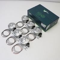 طقم مكبس محرك LYSMOTORS مع حلقات 306PS 3.0T LR062617 لسيارات لاند روفر وجاكوار XJ 3.0 SC AJ126 STD 025 050 075 84.5MM بنزين
