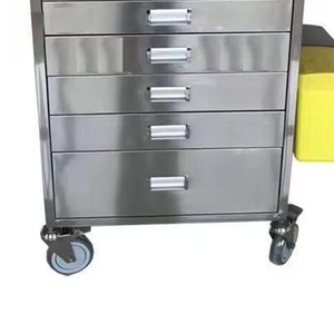 Chariot <span class=keywords><strong>de</strong></span> secours médical non magnétique pour la distribution <span class=keywords><strong>de</strong></span> médicaments, mobilier hospitalier mobile d'urgence - Product Image 4