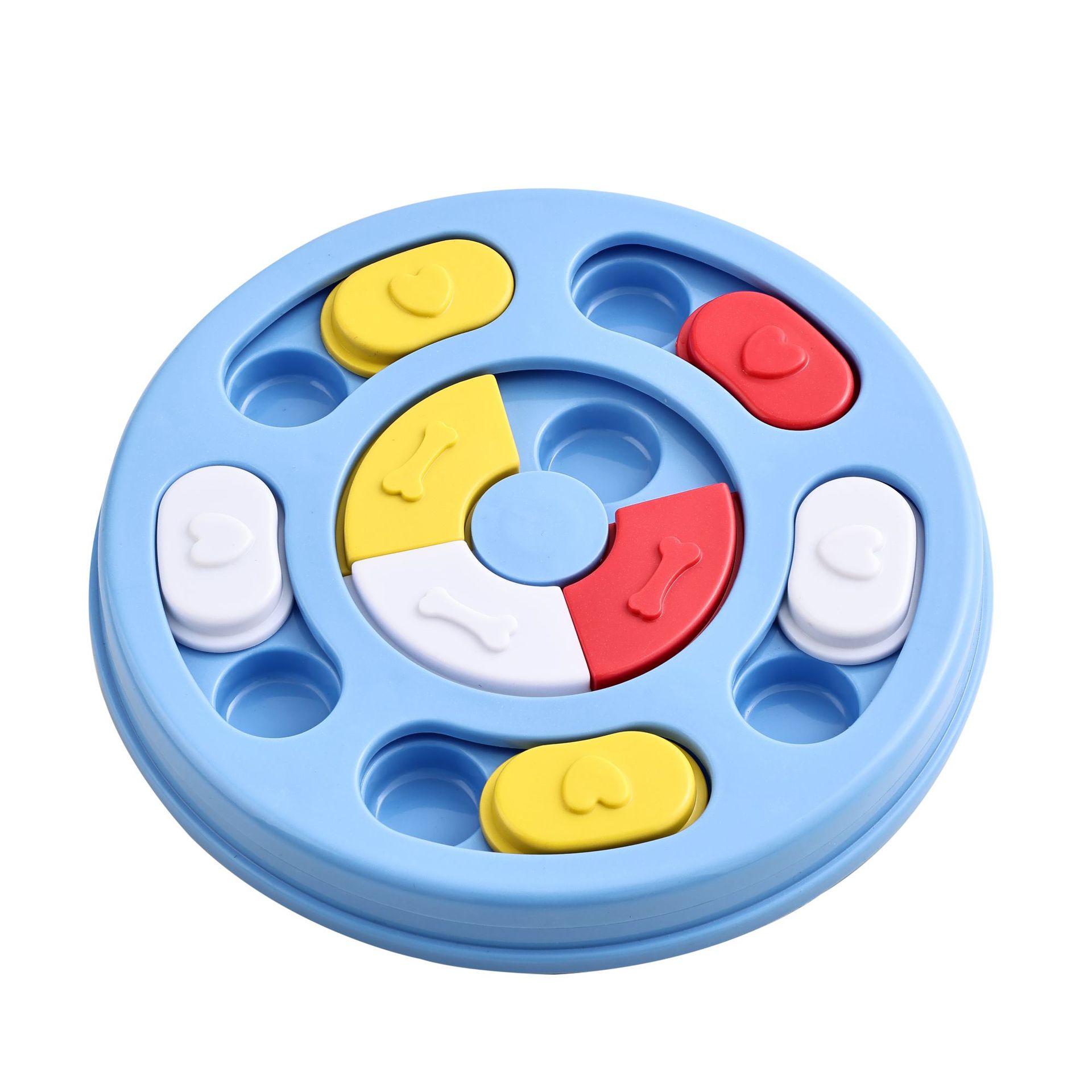 Round shape-dark blue-cat and dog toy