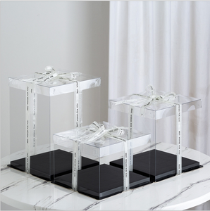 Bán buôn rõ ràng Bánh hộp Chất lượng cao bao bì trong suốt Bánh hộp tất cả mọi thứ cho bánh bao bì - Product Image 5