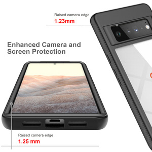 Funda 360 para <span class=keywords><strong>Google</strong></span> <span class=keywords><strong>Pixel</strong></span> <span class=keywords><strong>7</strong></span> <span class=keywords><strong>Pro</strong></span> 5G, Carcasa Transparente con Parte Trasera Transparente, Fundas Protectoras Completas para Teléfono Móvil - Product Image 4