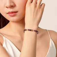 Bracelet ajustable en cristal naturel porte-bonheur CYNYA, quartz rose, œil de tigre, aventurine, citrine, bijoux de guérison, cadeau pour femmes