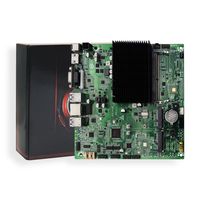 Placa base de PC Mini-ITX delgada de fábrica de alta calidad con DDR4 VGA 2 COM 5 SATA MSATA en Office