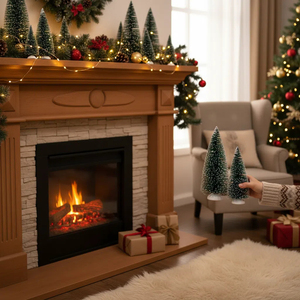 Sanwei thanh lịch mini đổ xô Cây giáng sinh Tabletop trang trí nội thất nhân tạo Xmas cây hoàn hảo cho trang trí trong nhà - Product Image 4