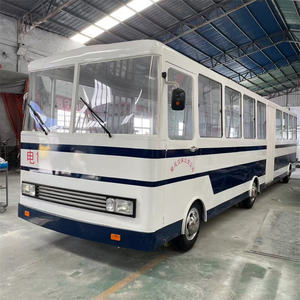 การจำลองแบบย้อนยุครถบัสแบบประกบโลหะภูมิทัศน์รถจำลองอุปกรณ์เสริมสำหรับกิจกรรมกลางแจ้งรถบัสขนาดใหญ่ - Product Image 4