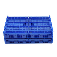 Caisse pliable, empilable, emboîtable, perforée, recyclable, gain de place, légère, durable, robuste, écologique, de qualité alimentaire