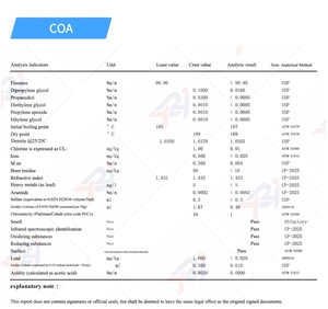 Propilenglicol de Grado USP de Calidad Estable y Confiable para Materias Primas Cosméticas, Aplicaciones Alimentarias e Industriales, al Mejor <span class=keywords><strong>Precio</strong></span> - Product Image 5