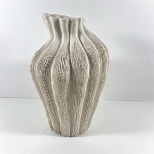 Handmade Ceramic <b>Vase</b> <b>Unique</b> Design Artistic Textured Creative Rustic European Style Modern Home Decor - Product Image 1