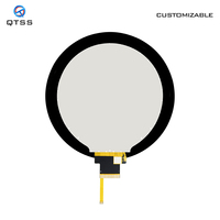 Modul Layar LCD TFT IPS QTSS 4.0 Inci 720*720 NV3052C-GRB Papan Driver Antarmuka SPI RGB Panel Sentuh Kapasitif CTP