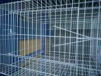 Cage d'élevage de pigeons de haute qualité à 4 niveaux en acier galvanisé robuste, grande capacité, pour équipement d'élevage commercial de pigeons